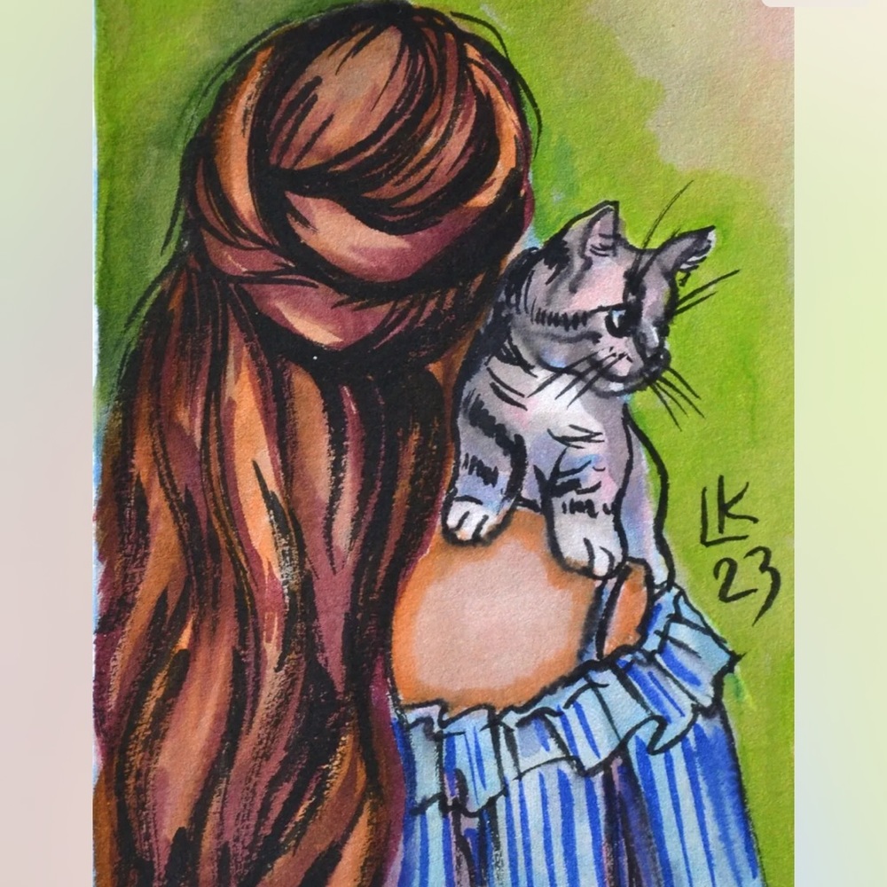 Custom pet painting
